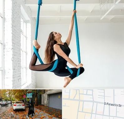 آریال یوگا در خیابان فلسطین