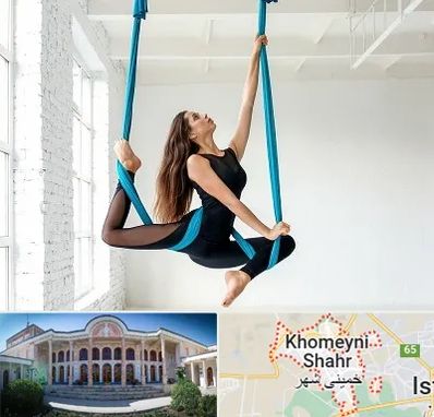 آریال یوگا در خمینی شهر