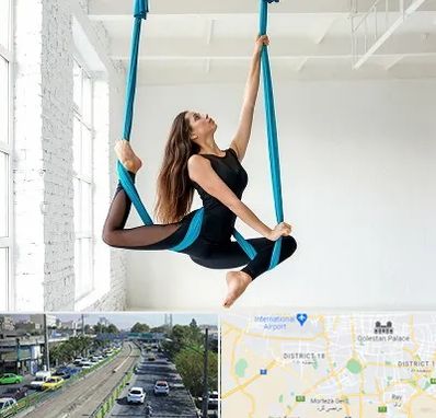 آریال یوگا در جنوب تهران 