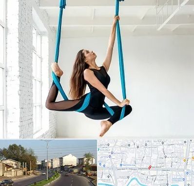 آریال یوگا در ضیابری رشت