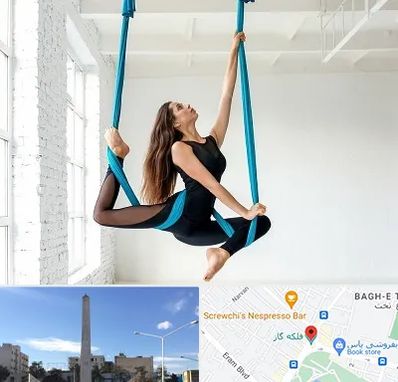 آریال یوگا در فلکه گاز شیراز