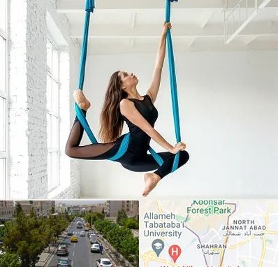 آریال یوگا در شهران 