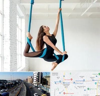 آریال یوگا در پیروزی 