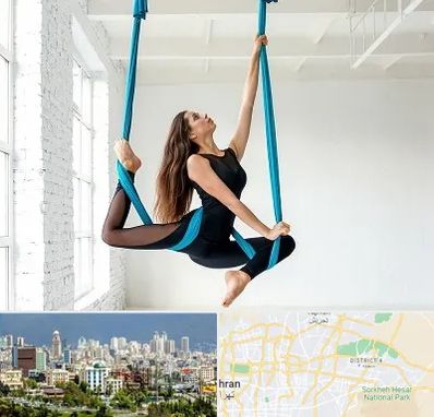 آریال یوگا در شرق تهران 