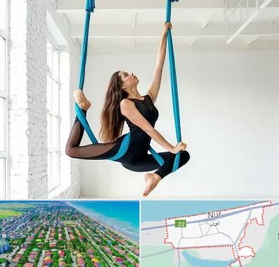 آریال یوگا در نور