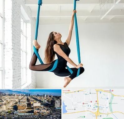 آریال یوگا در شهرک راه آهن 