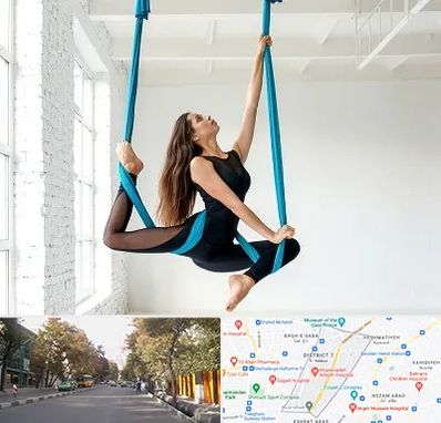 آریال یوگا در شریعتی 