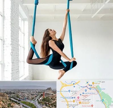 آریال یوگا در معالی آباد شیراز