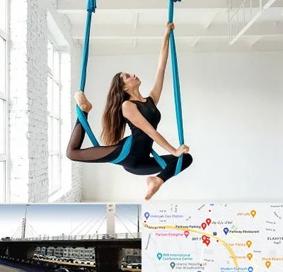 آریال یوگا در پارک وی 