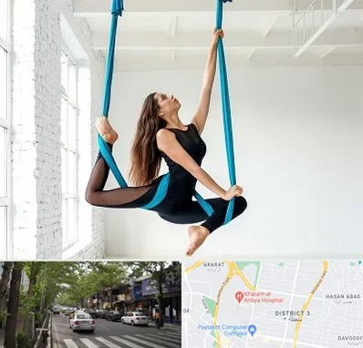 آریال یوگا در ظفر 