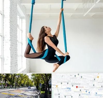 آریال یوگا در میرداماد 