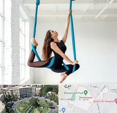 آریال یوگا در جهانشهر کرج 