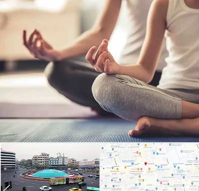 کلاس مدیتیشن در میدان انقلاب 