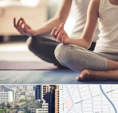 کلاس مدیتیشن در خیابان بهشتی