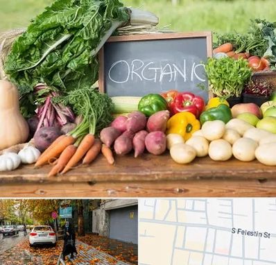 فروشگاه محصولات ارگانیک در خیابان فلسطین