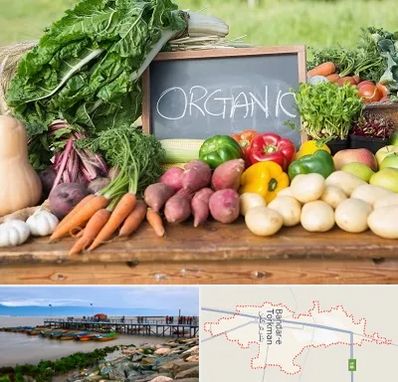 فروشگاه محصولات ارگانیک در بندر ترکمن