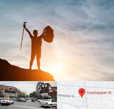 فروشگاه لوازم کوهنوردی در خیابان آذربایجان