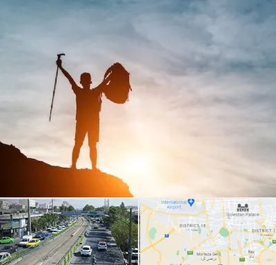 فروشگاه لوازم کوهنوردی در جنوب تهران 