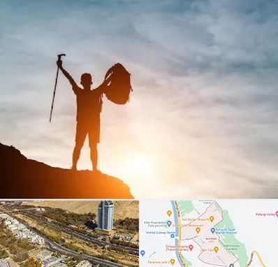 فروشگاه لوازم کوهنوردی در خیابان نیایش شیراز