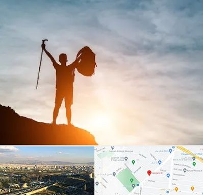 فروشگاه لوازم کوهنوردی در هنگام 