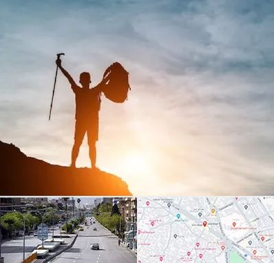 فروشگاه لوازم کوهنوردی در خیابان زند شیراز