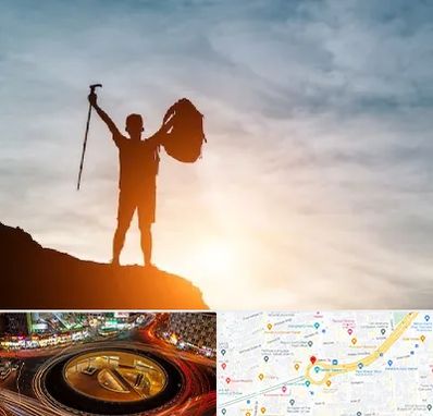 فروشگاه لوازم کوهنوردی در میدان ولیعصر 