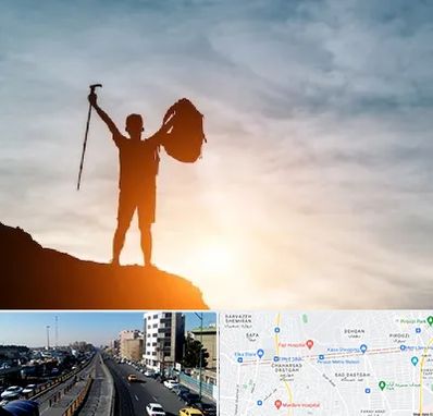 فروشگاه لوازم کوهنوردی در پیروزی 