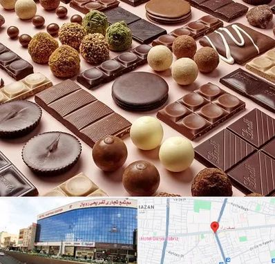 فروشگاه شکلات در نصف راه تبریز