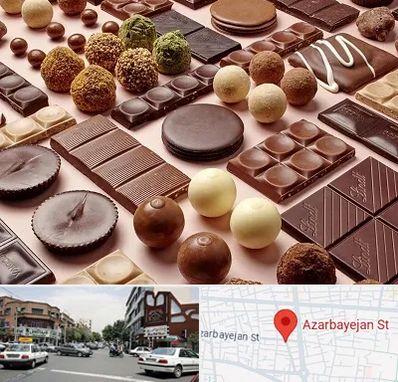 فروشگاه شکلات در خیابان آذربایجان