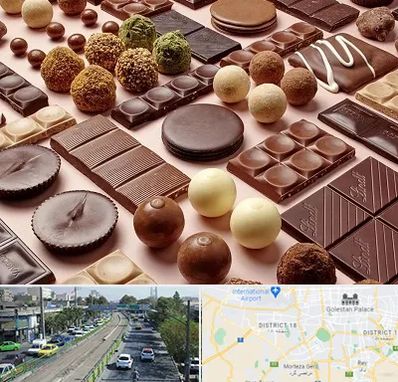 فروشگاه شکلات در جنوب تهران 