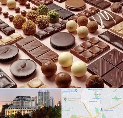 فروشگاه شکلات در فرشته 