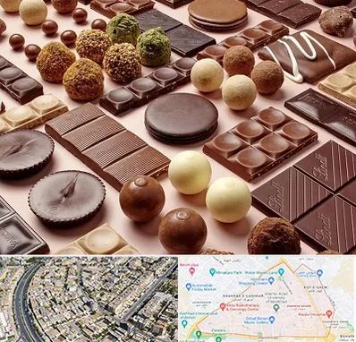 فروشگاه شکلات در شهرک غرب مشهد