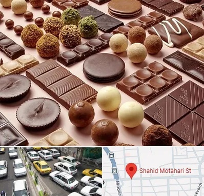 فروشگاه شکلات در مطهری تهران