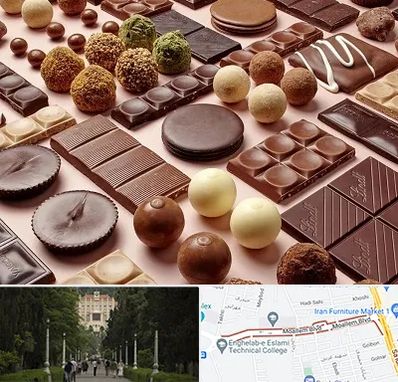 فروشگاه شکلات در بلوار معلم رشت 