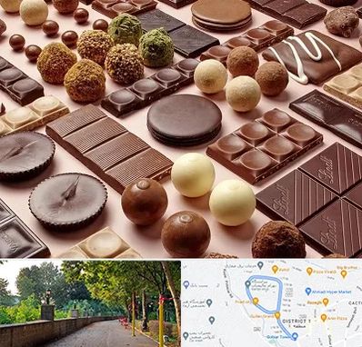 فروشگاه شکلات در بلوار گیلان رشت