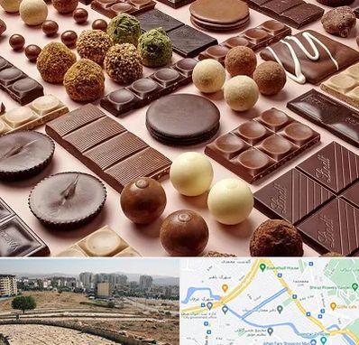 فروشگاه شکلات در کوی وحدت شیراز