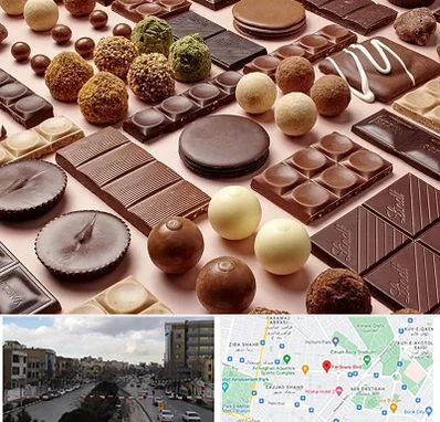 فروشگاه شکلات در بلوار فردوسی مشهد 