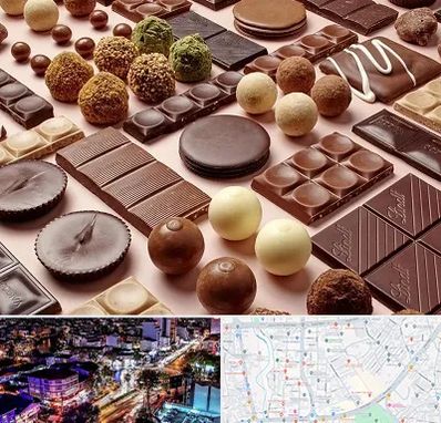 فروشگاه شکلات در منظریه رشت