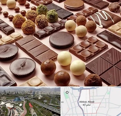 فروشگاه شکلات در عباس آباد تهران