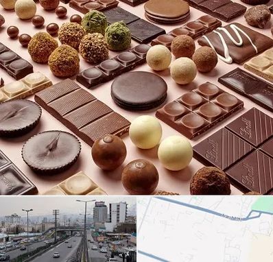 فروشگاه شکلات در بلوار ارتش