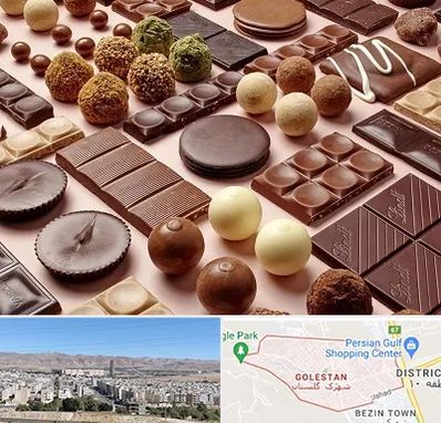 فروشگاه شکلات در شهرک گلستان شیراز