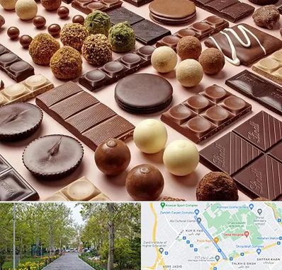 فروشگاه شکلات در قدوسی غربی شیراز