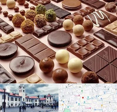 فروشگاه شکلات در میدان شهرداری رشت