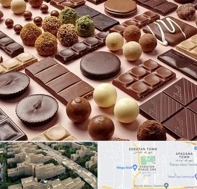 فروشگاه شکلات در اکباتان 