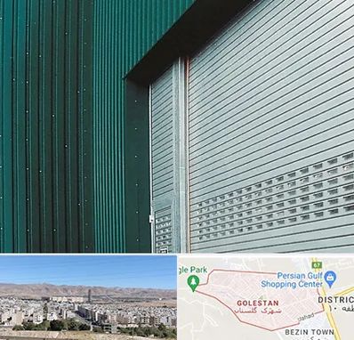 کرکره مغازه در شهرک گلستان شیراز