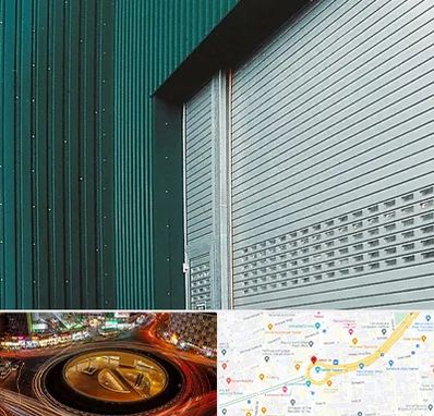 کرکره مغازه در میدان ولیعصر 