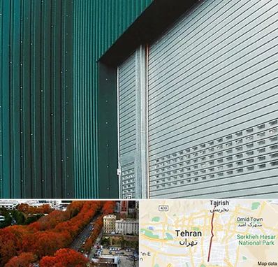 کرکره مغازه در ولیعصر 