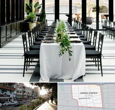 تجهیزات مهمانی در خیابان جمالزاده