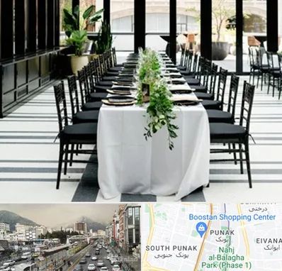 تجهیزات مهمانی در پونک 