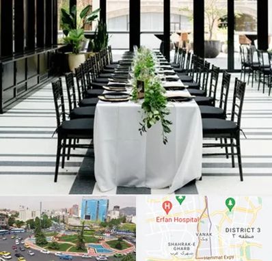 تجهیزات مهمانی در ونک 